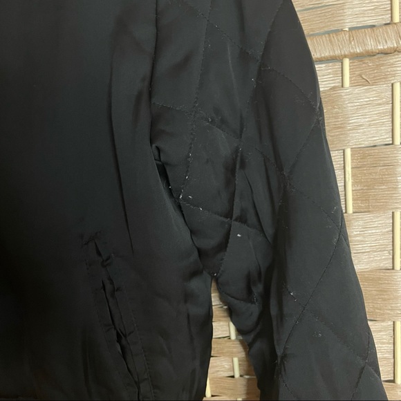 Black Bomber Jacket (slight crop) - Genuine People - Size S - Picture 7 of 7